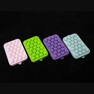 ถาดน้ำแข็งซิลิโคนทรงกลม 25 ช่อง, กล่องทำน้ำแข็ง, แม่พิมพ์น้ำแข็งสำหรับช่องแช่แข็ง, แม่พิมพ์น้ำแข็งซิลิโคนทรงกลมสำหรับวิสกี้ - Product Image 1