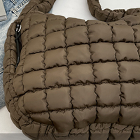 Vente en gros 2 en 1 sac à bandoulière plissé moelleux grande capacité sacs à bandoulière pour femmes sac à main avec petite pochette