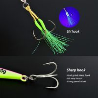 Leurre de pêche artificiel en métal dur avec yeux 3D, 40g 60g 80g 100g, mini jig de pêche, jig vertical coulant
