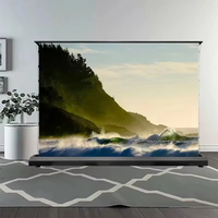 Écran de projection motorisé au sol pour projecteur laser TV 8K MAX White Cinema 2026 pour tous types de systèmes vidéo de cinéma maison