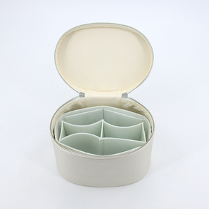 Sản phẩm mới không thấm nước trường hợp khó khăn trang điểm hộp lưu trữ công suất lớn PU da Túi mỹ phẩm trường hợp - Product Image 6