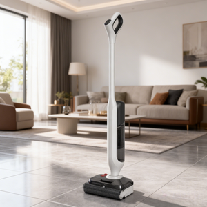 Lavapavimenti Professionale <span class=keywords><strong>Senza</strong></span> <span class=keywords><strong>Fili</strong></span> CE con Assistente Vocale, Motore Brushless, Display LED, Autopulente, Aspirapolvere <span class=keywords><strong>a</strong></span> <span class=keywords><strong>Vapore</strong></span> per Superfici Asciutte <span class=keywords><strong>e</strong></span> Bagnate - Product Image 2