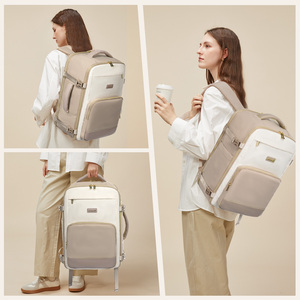 LOVEVOOK Mochila <span class=keywords><strong>de</strong></span> viaje para computadora portátil <span class=keywords><strong>de</strong></span> 17 "a la moda con 3 cubos <span class=keywords><strong>de</strong></span> embalaje Mochila impermeable aprobada por vuelo grande Weekender Daypack - Product Image 6