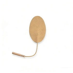 Patch Elektroda <span class=keywords><strong>TENS</strong></span> Oval Non-woven Perekat Sendiri Grosir CE ISO dengan Kabel Pin 2.0mm untuk Unit Pijat <span class=keywords><strong>TENS</strong></span>/EMS - Product Image 2