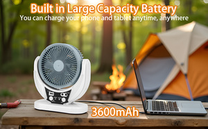 <span class=keywords><strong>Ventilador</strong></span> de Camping con Panel Solar, <span class=keywords><strong>Ventilador</strong></span> de Carpa Recargable con Batería y Bombillas LED, <span class=keywords><strong>Ventilador</strong></span> de Escritorio Portátil para Acampar al Aire Libre - Product Image 3