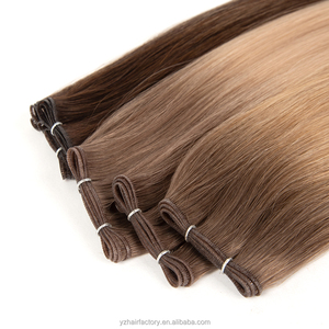 ผมแท้รัสเซียแบบ Double Drawn เกรด 12A เนื้อผมตรงสลวยสีบลอนด์ Genius Weft ผมแท้เวอร์จิ้น 100% Genius Weft สำหรับต่อผม - Product Image 5