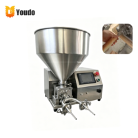 Machine à injecter la pâte et à enrober les biscuits 30L, machine à fabriquer les muffins, injecteur de confiture et de chocolat
