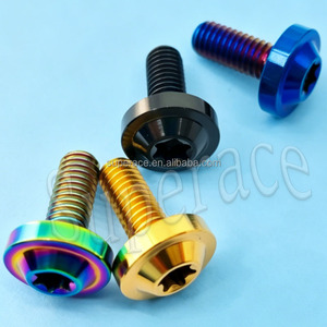 Tornillos Torx de Titanio GR5 de Alta Resistencia, Color Azul y Dorado Quemado, M6 M8 M10, para Bicicletas de Montaña/Carretera - Product Image 5
