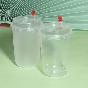 Vaso de Plástico PP Transparente Esmerilado Ecológico de 8oz-30oz para Café, Refrescos, Bebidas de Fiesta, Jugos Calientes y Bebidas Heladas con Tapa - Product Image 4