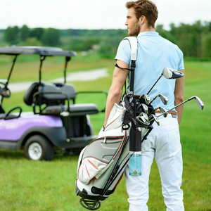 Nouvelle brosse électrique améliorée pour clubs de golf, brosse nettoyante à eau pour golf, en nylon rigide rétractable, pour le nettoyage des clubs, des balles et des chaussures - Product Image 6