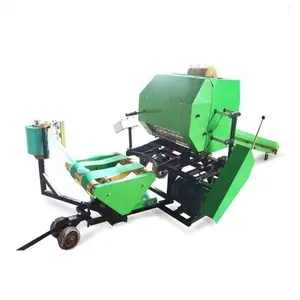 DIESEL tự động hay pto cỏ rơm baling Silage balers mini tự động Ngô ủ máy đóng gói