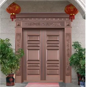 Serrure intelligente sécurité portes d'entrée en cuivre portes métalliques pour maisons
