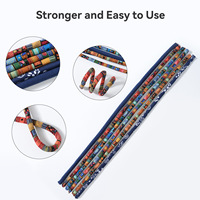Bohème spirale serrure cheveux cravate longue Dreadlock accessoires pliable cheveux cravates fil de fer porte-queue de cheval rétro Dread bandes de cheveux