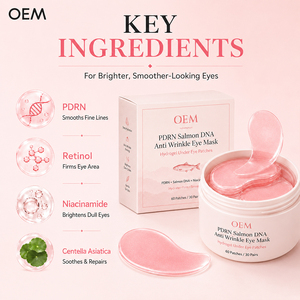 Maschera per <span class=keywords><strong>Occhi</strong></span> PDRN a Marchio Privato, Peptide Rosa Vita, Schiarente e Idratante, Riparazione Rughe Sottili, Cura della Pelle Coreana - Product Image 2