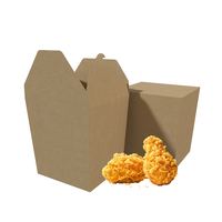 Caja de Embalaje para Alimentos, Papas Fritas, Alitas de Pollo, Nuggets de Pollo Frito, Contenedor de Comida Rápida, Lonchera