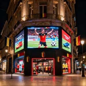 Écran LED d'affichage publicitaire extérieur 273 pouces (11,4 pi x 19,7 pi) P3.9 pour l'équipe de football belge – Fournitures essentielles - Product Image 2