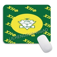 Tapis de souris carré ZPB Zeta Phi Beta, base en caoutchouc antidérapante, tapis de bureau, surface lisse, tapis de souris pour ordinateur, accessoires pour la maison