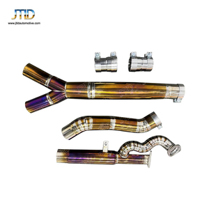 Tubo medio de <span class=keywords><strong>escape</strong></span> de titanio para <span class=keywords><strong>BMW</strong></span> S58 G80 M3 G82 <span class=keywords><strong>M4</strong></span> 3,0 T <span class=keywords><strong>escape</strong></span> de igual longitud tubos medios escapes individuales - Product Image 6