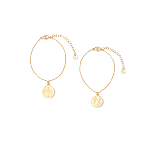 Bracciale Zi Fashion in Acciaio Inossidabile Dorato con Charm, Gioielli da Donna - Product Image 2