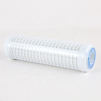 Élément filtrant en charbon actif en maille de nylon de 10 pouces, nettoyable, matériau de remplissage recyclable, pour système d'eau domestique RO, débit de 100 GPD