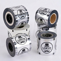 Rollo de Película de Sellado para Vasos LOKYO, Película de Sellado Personalizada con Logotipo Impreso para Vasos de Plástico Boba, Uso en Máquinas Automáticas