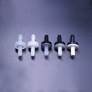 Vanne de retenue miniature en plastique MFPF DCV1604CVN à diaphragme droit pour eau, oxygène et air - Product Image 3