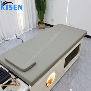 KISEN Hair Spa Equipment Portable Head Spa Shampoo Basin Massage Multifunctional Fumigable Hydrotherapy Circulating Shampoo <b>Bed</b> - Product Image 6