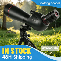 Télescope angulaire BAK4 de haute qualité 20-60x82 avec trépied, lunette de observation étanche pour le tir sur cible et l'observation des oiseaux