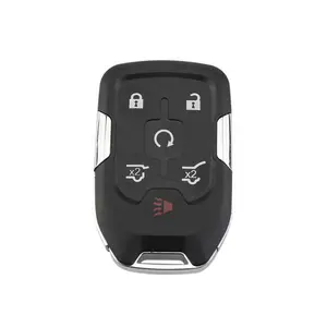 Keyless 6 botões de controle remoto da chave do carro, carcaça de chave, cobertura de chave para gmc xg chevrolet suburbante tahoe