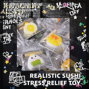 Juguete Antiestrés de Sushi y Sashimi Japonés, Simulación Realista de Comida, para Decoración DIY, Unisex, para Todas las Edades, en Oferta - Product Image 2