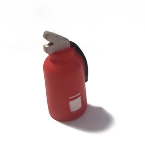 Eco-Friendly Professional Plastic PVC Educational Rubber Fireman Fire Station Toy For Baby - Product Image 2