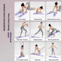 Tabla de Ejercicios Abdominales Ajustable, Portátil y Multifuncional, de Plástico EVA, para Adelgazar el Cuerpo, para Adultos, Resistente
