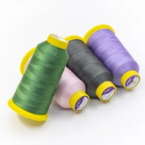 Gros fil de rembourrage élastique 250D /2 en nylon collé tex 60 135 207 pour la couture industrielle