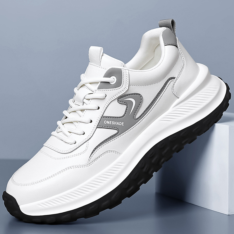 White leather