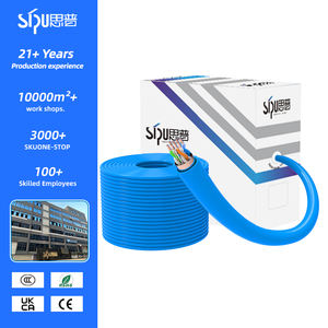 <span class=keywords><strong>Cable</strong></span> <span class=keywords><strong>de</strong></span> Red SIPU CAT6 UTP con Cubierta <span class=keywords><strong>de</strong></span> PVC <span class=keywords><strong>de</strong></span> Cobre, Estable y Confiable, Alta Resolución para <span class=keywords><strong>Internet</strong></span> y Computadoras, Superventas - Product Image 1