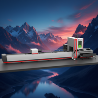 Penjualan Langsung Pabrik Mesin Pemotong Laser Cnc 3000w 6000w 8000w 10000w 20000w Raycus Max T6020 untuk Pipa Bulat dan Persegi.
