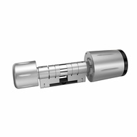 Cerradura de Cilindro para Puerta Tuya Ttlock de Aleación de Zinc con Grado de Protección IP68 para Puertas de Madera/Vidrio/Acero/Aluminio, Tarjeta de Memoria, Wi-Fi
