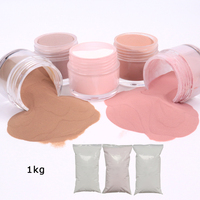 Poudre Polymère Cristalline pour Ongles en Gros d'Usine 3-en-1 : Poudre Acrylique de Trempage Assortie aux Couleurs pour Fournisseurs d'Ongles