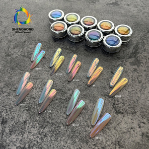 Pigmento de Uñas SH Aurora, Polvo Camaleón Luz de Luna, Arte de Uñas, Tinta <span class=keywords><strong>que</strong></span> <span class=keywords><strong>Brilla</strong></span> <span class=keywords><strong>en</strong></span> <span class=keywords><strong>la</strong></span> <span class=keywords><strong>Oscuridad</strong></span>, Pigmento Inorgánico de Sio2, Polvo de Color para Pintar - Product Image 3