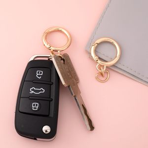 STSTR Pcs Round <b>Spring</b> <b>Clips</b> With D Ring Gold Metal Keyring Purse <b>Clip</b> Heavy Duty Opening O Ring Carabiner For Keychains Buckle - Product Image 6