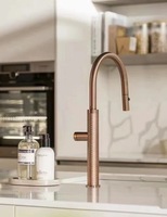 Robinet de cuisine moderne 2026 avec douchette extractible, eau chaude et froide, pour évier