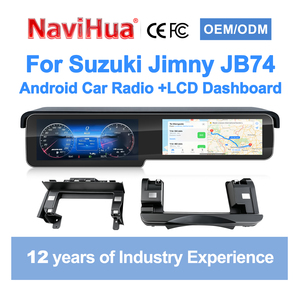 Autoradio multimédia Android double écran Navihua nouvelle conception avec Carplay, Auto, GPS, DSP et lecteur DVD pour Suzuki Jimny JB74 - Product Image 1