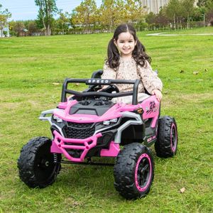 Mobil mainan anak-anak, kendaraan listrik 2025 4x4 mobil mainan musik kendali jarak jauh Utv anak-anak berkendara listrik pada mobil 12v - Product Image 4