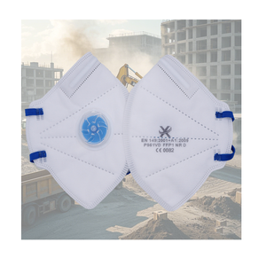 Masker FFP1 <span class=keywords><strong>Nr</strong></span> D Anti Debu <span class=keywords><strong>Respirator</strong></span> Setengah Wajah dengan Katup Ekshalasi - Product Image 2