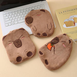 Toalla de mano de lana de Coral de tres capas con dibujos animados de estilo coreano, absorbente de secado rápido impreso para uso en la <span class=keywords><strong>cocina</strong></span>, tipo colgante - Product Image 3