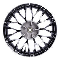 Pneu en aluminium MTK XF2906C538-B+XF2906C556-B pour Touring Street Glide Road Glide (2008-2024) 19 pouces avant 18 pouces arrière
