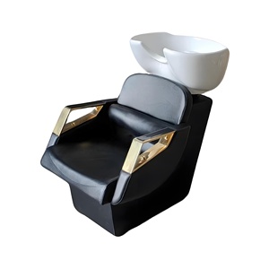 Chaise de lavage de cheveux moderne personnalisée pour salon de coiffure, mobilier de salon de beauté, fauteuil de shampoing - Product Image 1