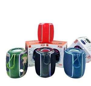 P20 Wireless Portable Woofer Waterproof Fabric BT <b>Speaker</b> Stereo Outdoor Active HIFI Active <b>Speaker</b> FM Radio/TF/<b>USB</b>/AUX - Product Image 1