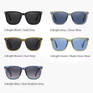 Custom Sport Women Designer Men Sunglasses Folding Sunglasses Compact Polarized Lenses Anti-uv 400 Foldable Tr90 Sunglasses