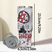 Gobelet en acier inoxydable de 30oz imprimé UV personnalisé, conception unique d'anime pour verres promotionnels, expédition en 2 jours aux États-Unis